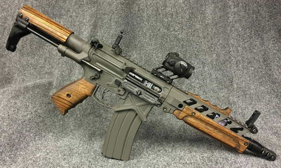 AR-15 stock and pistol grip furniture