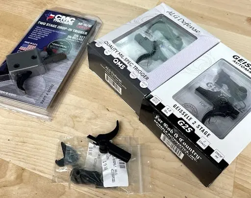 Mil-spec AR-15 trigger components